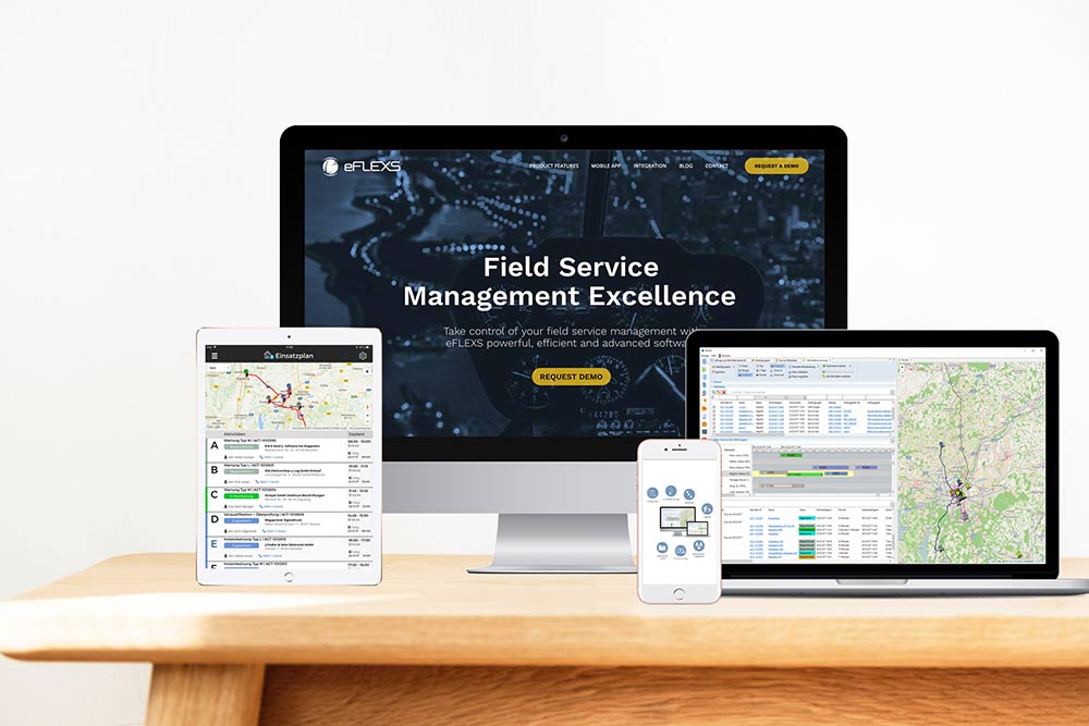 eFLEXS Field Service Management Website